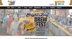 Desktop Screenshot of brightleafbrewfest.com